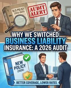 Why We Switched Business Liability Insurance: A 2026 Audit
